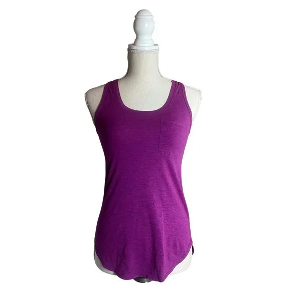 Lululemon Tank Top Racerback Purple 6 - Picture 3 of 9